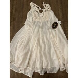 NWT Anna Sui x O'Neill Boho Crochet Halter Dress - Size Medium